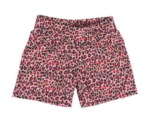 Conjunto Curto Feminino Juvenil  Estampado 713 Yupy kids Creme E Rosa