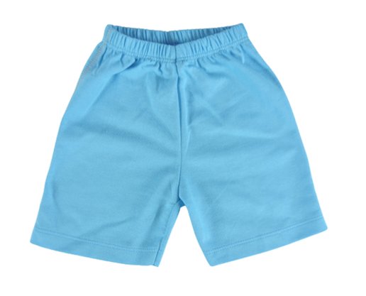 Conjunto Curto Masculino Bebê Camiseta e Shorts Estampa Navy 717 Tacadu Branco E Turquesa