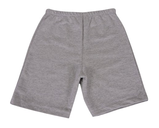 Conjunto Curto Masculino Infantil Com Estampa Dc Têxtil Azul e Cinza