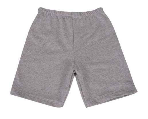 Conjunto Curto Masculino Infantil Com Estampa Dc Têxtil Azul e Cinza