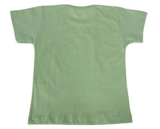 Conjunto Curto Masculino Infantil Com Estampa Dc Têxtil Verde e Marinho