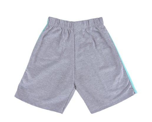 Conjunto Curto Masculino Infantil Estampa Jacaré 730 Tacadu Verde  E Cinza
