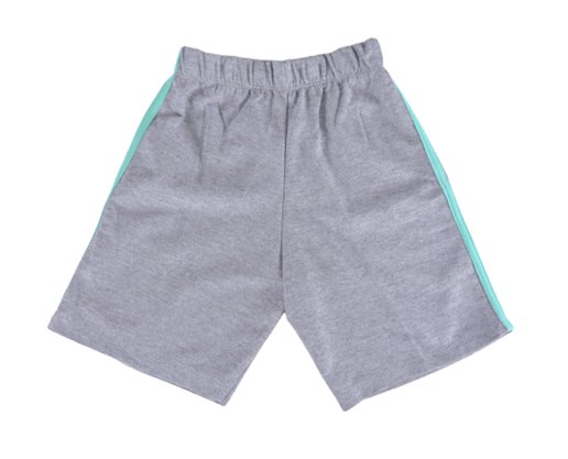 Conjunto Curto Masculino Infantil Estampa Jacaré 730 Tacadu Verde  E Cinza