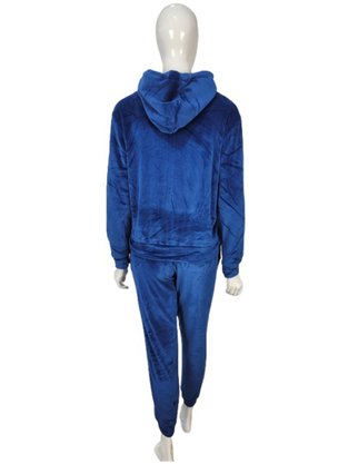 Agasalho de Plush Feminino Adulto CPF-600A Blue Bay Azul