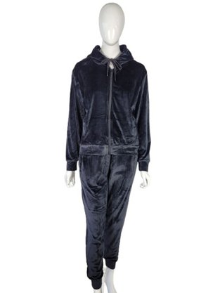 Agasalho de Plush Feminino Adulto CPF-600A Blue Bay Preto