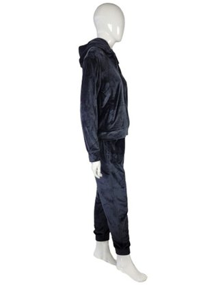 Agasalho de Plush Feminino Adulto CPF-600A Blue Bay Preto
