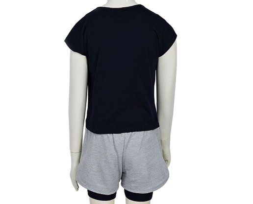 Conjunto Feminino Juvenil 10-16 109990 Kyly Marinho e Cinza