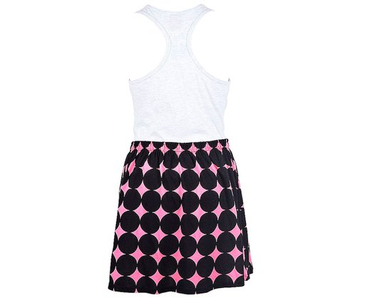 Conjunto Feminino Juvenil 10-16 Regata-Saia 110046 Kyly Cinza e Rosa