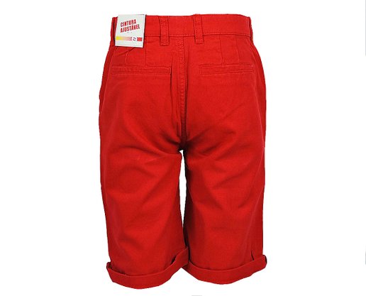 Conjunto De Camiseta e Bermuda Masculino Infantil  4-8  10312720 Marisol Marinho e Vermelho