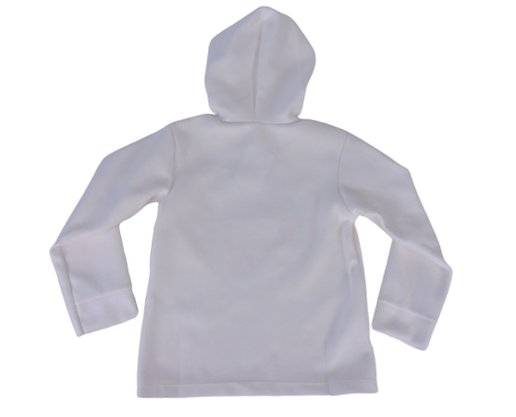 Conjunto Longo Feminino Infantil Com Capuz 863 Tacadu Branco E Rosa