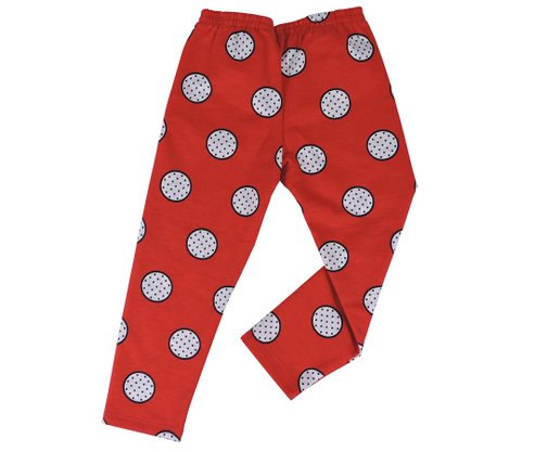Conjunto Longo Feminino Infantil Moletom 1-3 Blusão E Legging Detalhe Urso 207648 Kyly Marinho E Vermelho