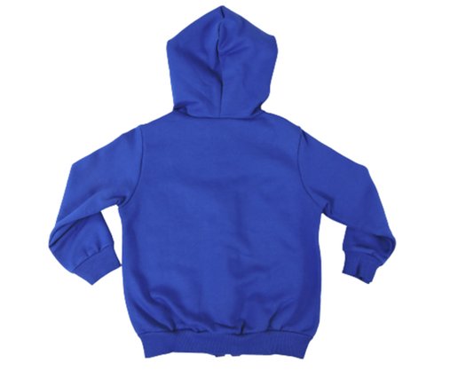 Conjunto Longo Infantil Com Capuz 1000105530 Malwee Kids Azul E Cinza
