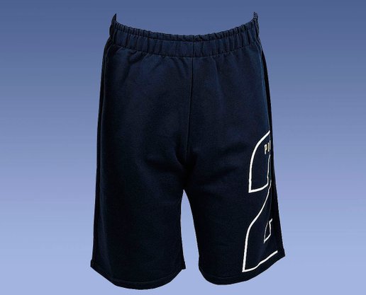 Conjunto Masculino Infantil  Camiseta-Bermuda 10-16 110076 Kyly Branco e Marinho