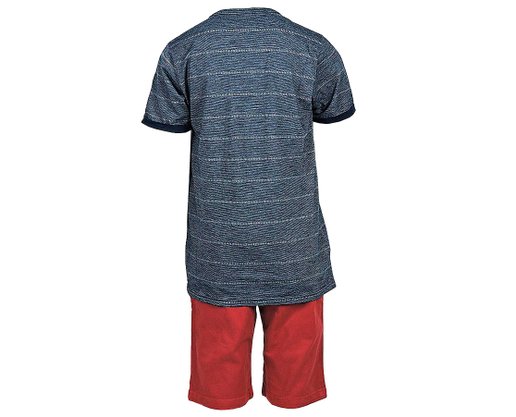 Conjunto Infantil Masculino 4-8  1000048006 Carinhoso Cinza e Vermelho