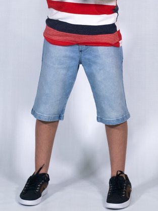 Conjunto Masculino Juvenil 10-16 1000047827 Carinhoso Marinho e Vermelho