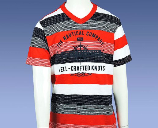 Conjunto Masculino Juvenil 10-16 1000047827 Carinhoso Marinho e Vermelho