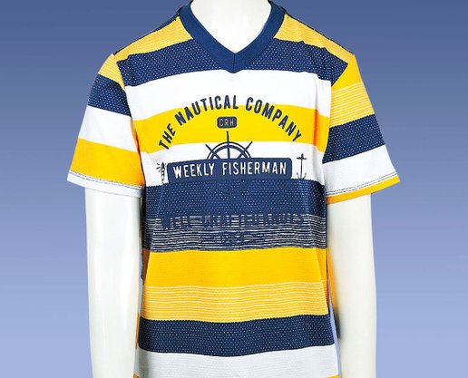 Conjunto Masculino Juvenil  10-16 1000047827 Carinhoso Amarelo e Azul