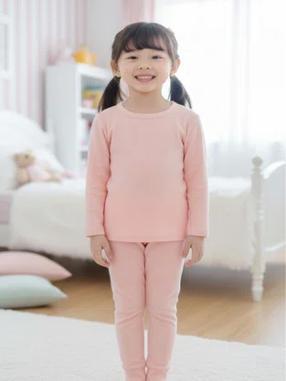 Conjunto Térmico Feminino Infantil  9/10 MM25-90 Nova Rio Rosa