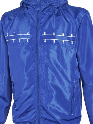 Corta Vento Masculino Adulto Detalhe Logomarca 16.56.0030 Gangster Azul M