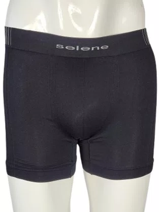 Cueca Boxer Sem Costura 11070 Selene Preto