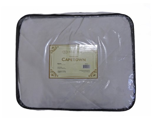 Edredom Capetown Queen 2,20X2,40 Niazitex Marfim