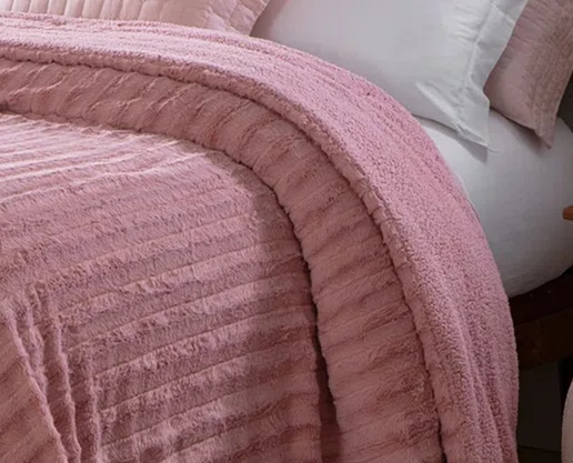 Edredom Super King Dupla Face Hipoalergênico 240x260 Visón Jolitex Rosa