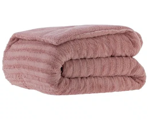 Edredom Super King Dupla Face Hipoalergênico 240x260 Visón Jolitex Rosa
