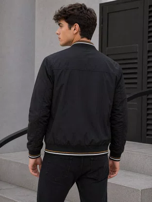 Jaqueta Bomber Masculina Juvenil 36.20.0115 Gangster Preto