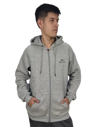 Jaqueta Canguru De Moletom Masculino Adulto EKP371941 Kappa Mescla