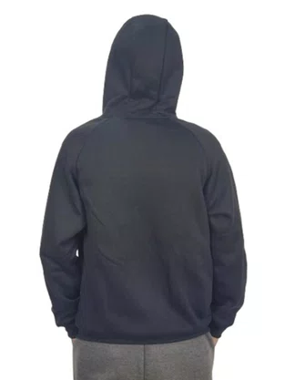 Jaqueta Canguru De Moletom Masculino Adulto EKP371941 Kappa Preto