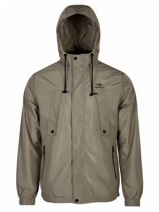 Jaqueta Corta Vento Masculina Adulto 57443 Mormaii Caqui