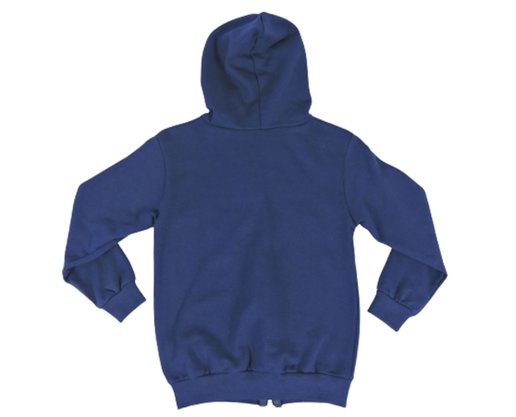 Jaqueta De Moletom Com Capuz Feminino Infantil Analê Marinho