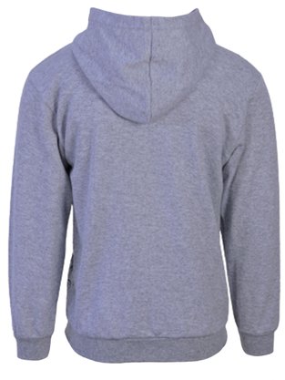 Jaqueta De Moletom Com Capuz Masculino Juvenil Analê Cinza e Laranja