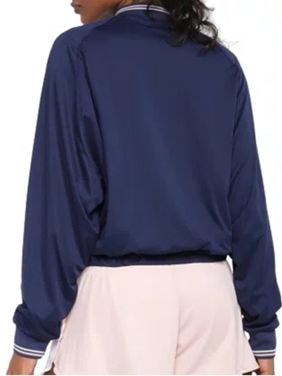 Jaqueta Feminina Adulto Pinstripes Line F12TN030 Fila Marinho