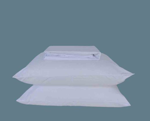 Jogo de Cama Casal 04 Peças 300 Fios Toque de Seda 1,38 X1,88m Jolitex Branco