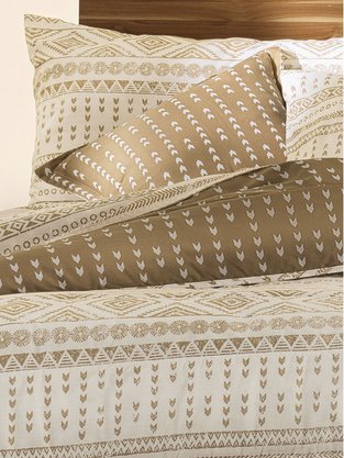 Jogo De Cama Casal 04 Peças Estampado 2,00 X 2,20 Crystal Teka Asteca