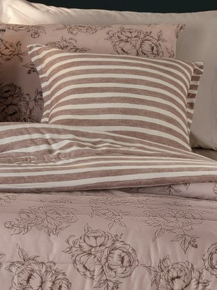 Jogo De Cama Casal 04 Peças Estampado 2,00 X 2,20 Crystal Teka Rose
