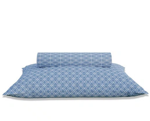 Jogo De Cama Casal Estampado 3 Peças Royal Santista Leo Azul