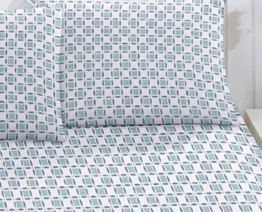 Jogo De Cama Queen Estampado 3 Peças Royal Santista Tutti Turquesa