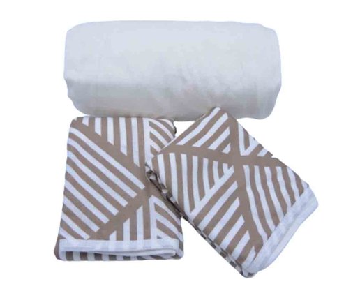Jogo De Cama Rubi Casal 03 Peças Estampado 32044 SBX Pérola
