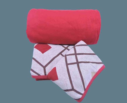Jogo De Cama Rubi Casal 03 Peças Estampado 32044 SBX Vermelho