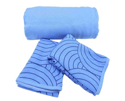 Jogo De Cama Rubi King 03 Peças Estampado 32075 SBX Azul