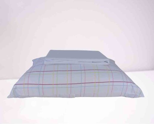 Jogo de Cama Solteiro 02 Peças 300 Fios Toque de Seda 0,88 X1,88m Jolitex Branco
