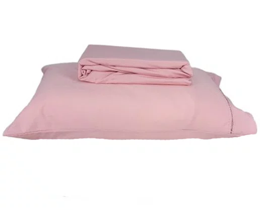 Jogo De Cama Solteiro Percal 200 Fios 2 peças Renan Enxovais Rosa