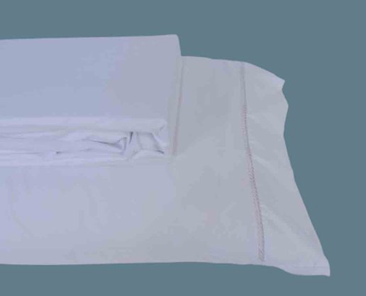 Jogo De Lençol Solteiro 3 Peças 200 Fios 88X188 Micropercal Branco