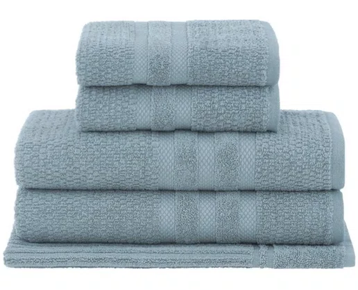 Jogo De Toalhas Vanilla 5 Peças Extra Soft Buddemeyer Azul