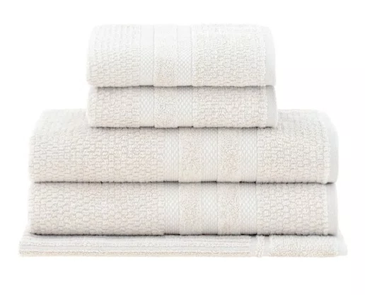 Jogo De Toalhas Vanilla 5 Peças Extra Soft Buddemeyer Bege