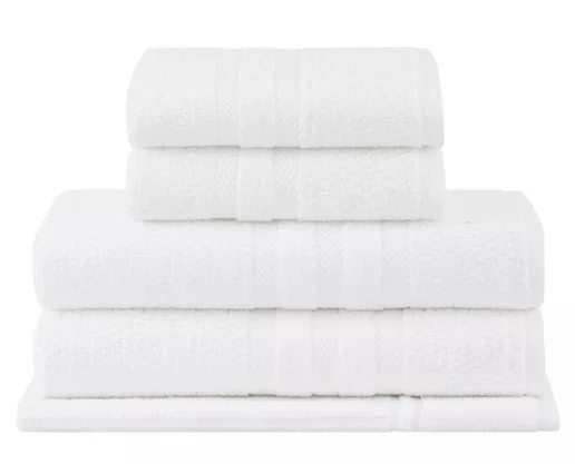 Jogo De Toalhas Vanilla 5 Peças Extra Soft Buddemeyer Branco