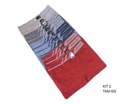 Kit Com 12 Cuecas Masculina Boxer Em Microfibra Altomax Kit Com 12 Cuecas Masculina Boxer Em Microfibra Altomax