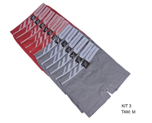 Kit Com 12 Cuecas Masculina Boxer Em Microfibra Altomax